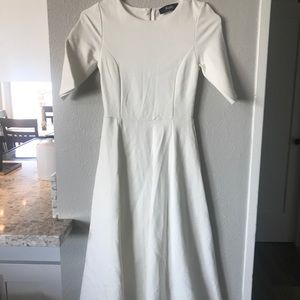 White Midi High Quality Dress